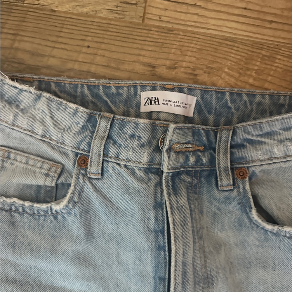 zara US 2 light wash jeans